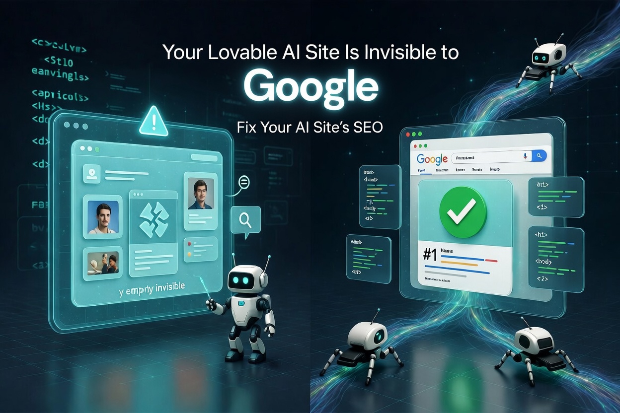 Your Lovable AI Site Is Invisible to Google (And How to Fix It)